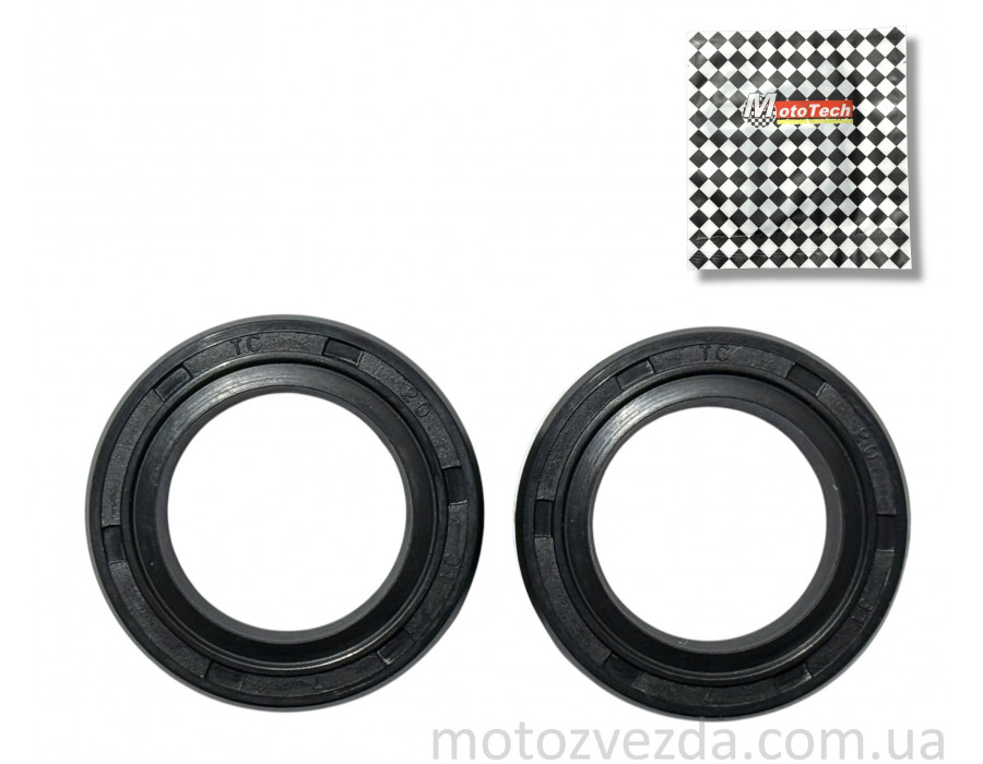 Сальник коленвала HONDA DIO 20 * 31 * 7 товстий вал 2шт.