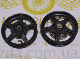 Диски легкосплавные J 10x2.15 DOT 110.5mm. Yamaha JOG SA-39J / SA-56J  