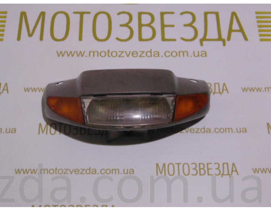 Голова в сборе Suzuki Lets 2 DX серая