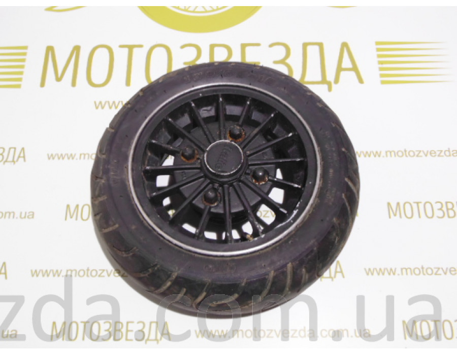 Диск задний 3.00-R10 с резиной 130/60/10 Lets