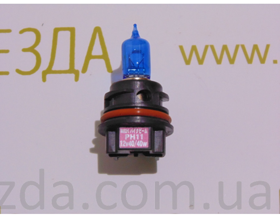 ГАЛОГЕНКА SUZUKI ADDRESS V50 ORIGINAL (PH11 12V40/40W ) синий свет