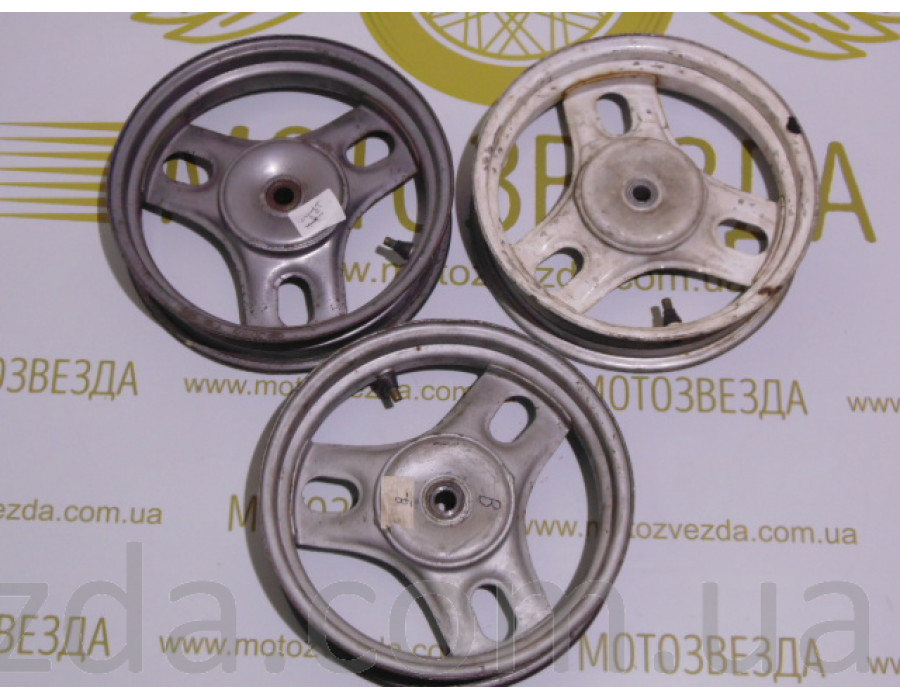 Диск задний 1шт. Standart J10x2.15 DOT 95.5mm. 22 шлица Honda Dio / Tact с дефектом !