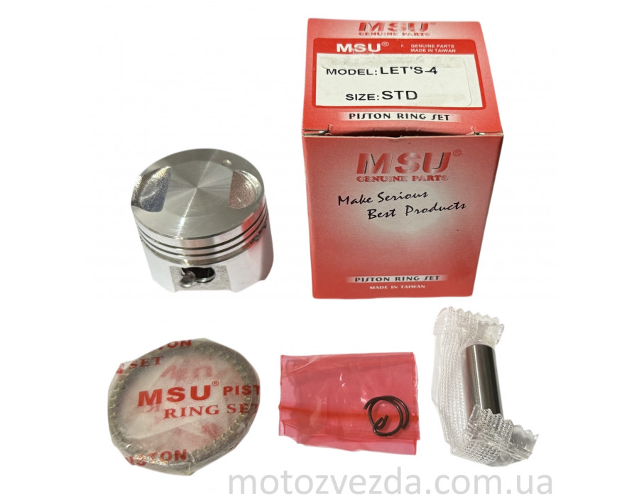 Поршень STD Lets-4 49cc MSU