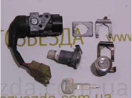 ЗАМОК ЗАЖИГАНИЯ (4 КОНТАКТА) HONDA LEAD AF20/HF05 (некомплект )