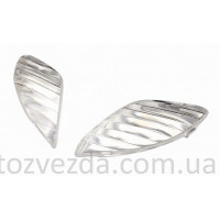 Скло поворотів переднє YAMAHA JOG SA-16/36/39 (пара) БІЛІ