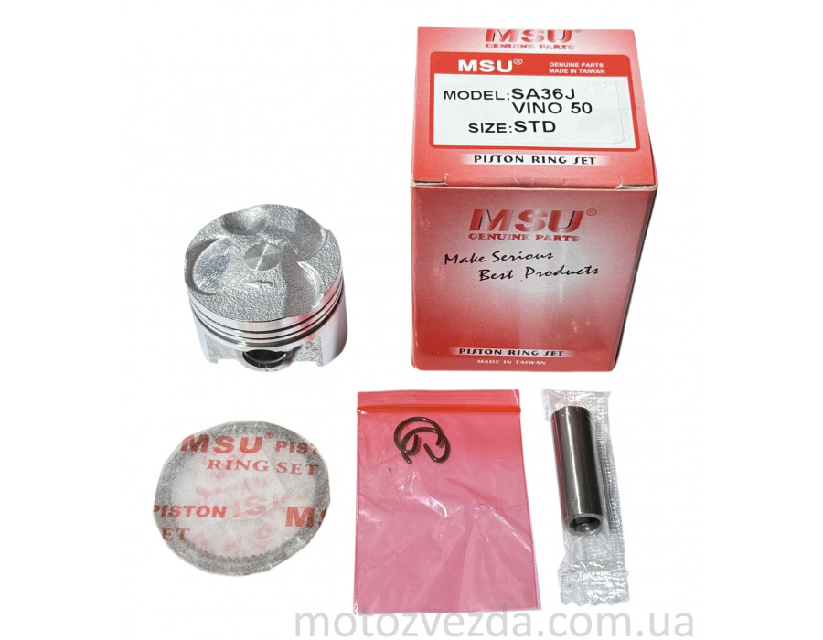 Поршень STD Yamaha SA-36/Gear 4T/Vino 4T 49cc MSU