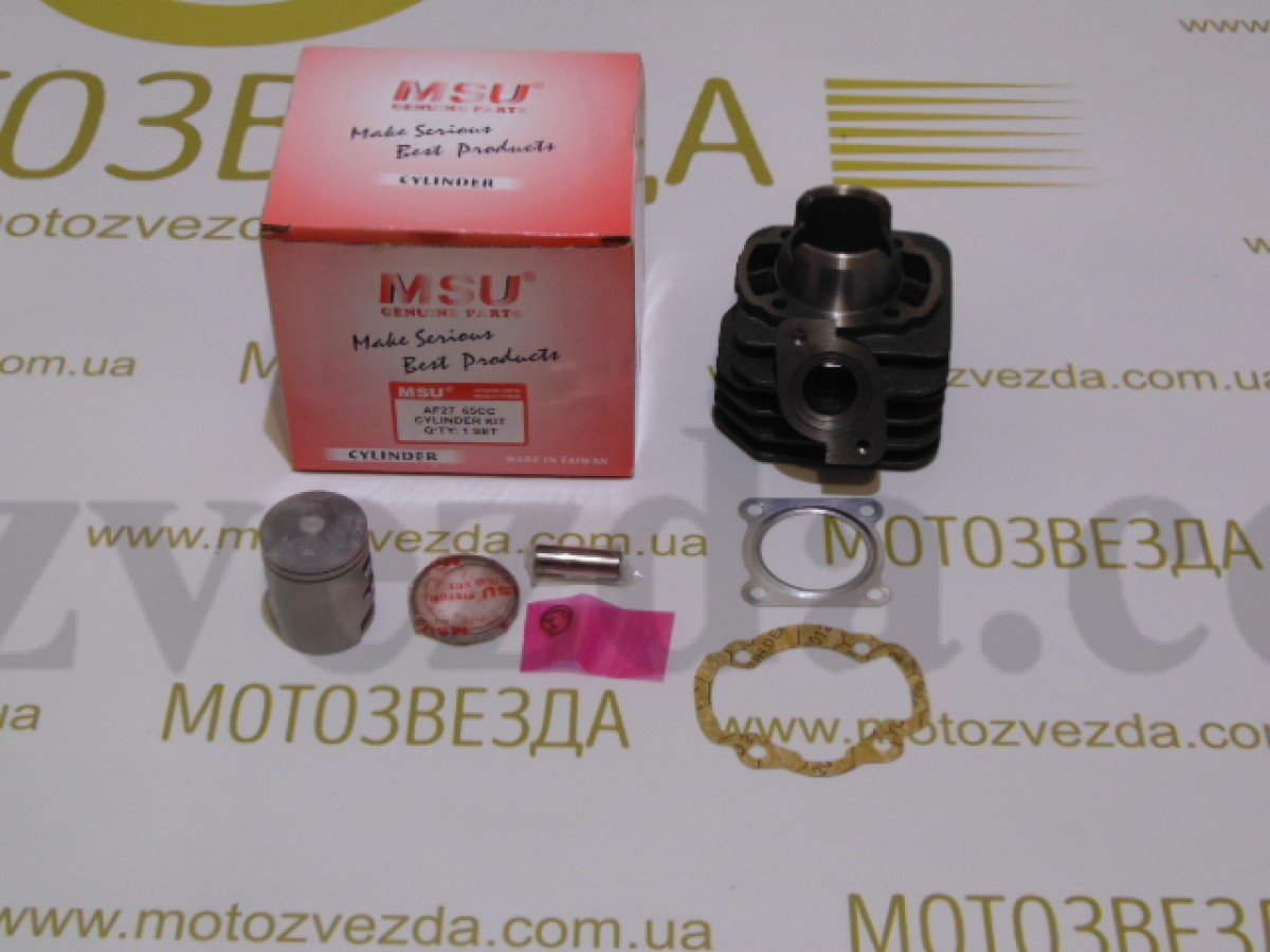 Поршневой комплект Honda DIO AF-18 / AF-27 / TACT 24-30 / LEAD AF-20 65СС MSU