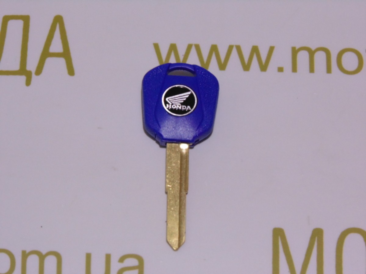 Ключ заготовка большой HONDA (синий)